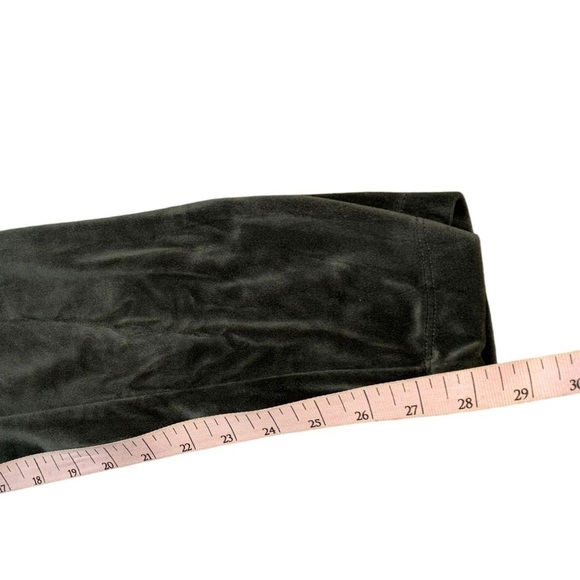 Cable & Guage Studio Valor Velvet Green Sweatpants Women’s XS Cozy Comfortable - Picture 9 of 9